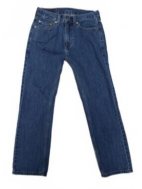 Levi's 505 Men's Regular Fit Straight Leg Jeans Blue  29 x 27  Good Cond.